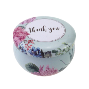 Mini Thank You Tin Container For Gift Decoration
